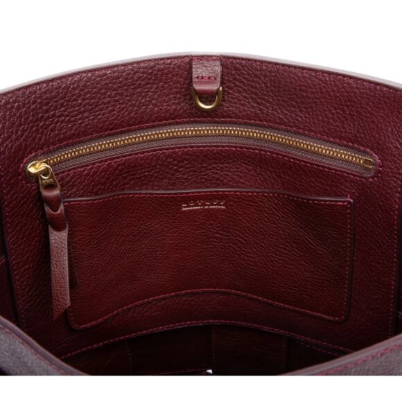 Lotuff Cordovan Woven Leather Bucket Shoulder Bag - Picture 8 of 8